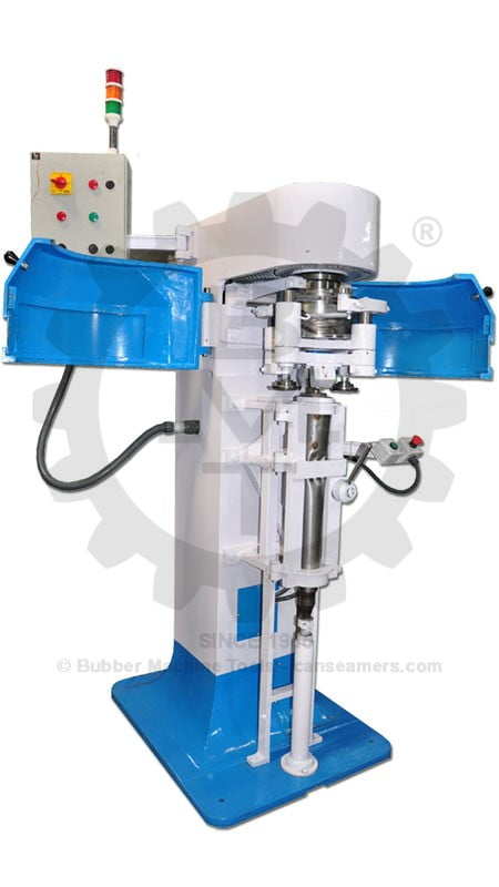 Muffler Seamer, Muffler Seaming machine, Silencer Seamer, Silencer Seaming machine